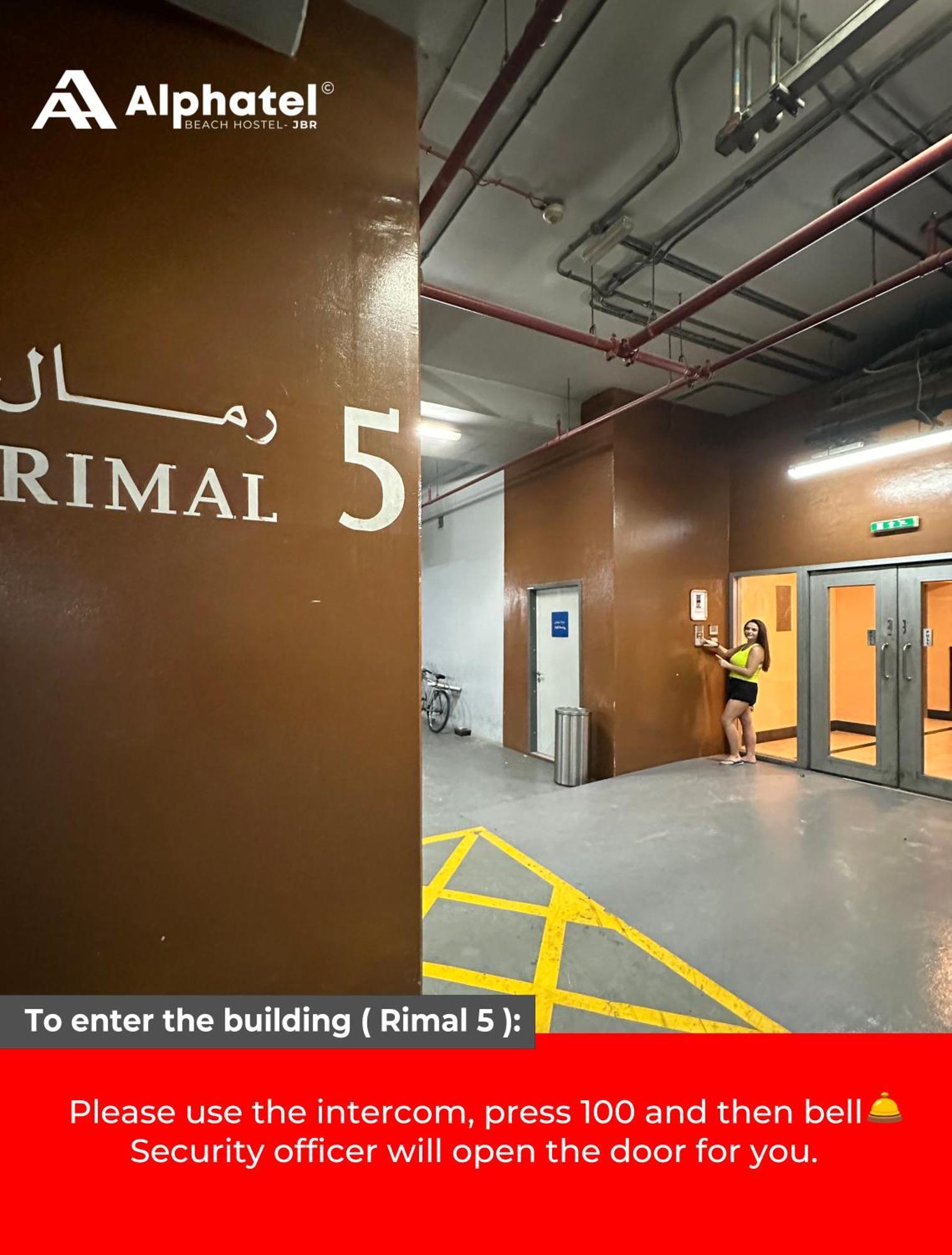 Alphatel Beach Hostel Jbr Dubaj Kültér fotó